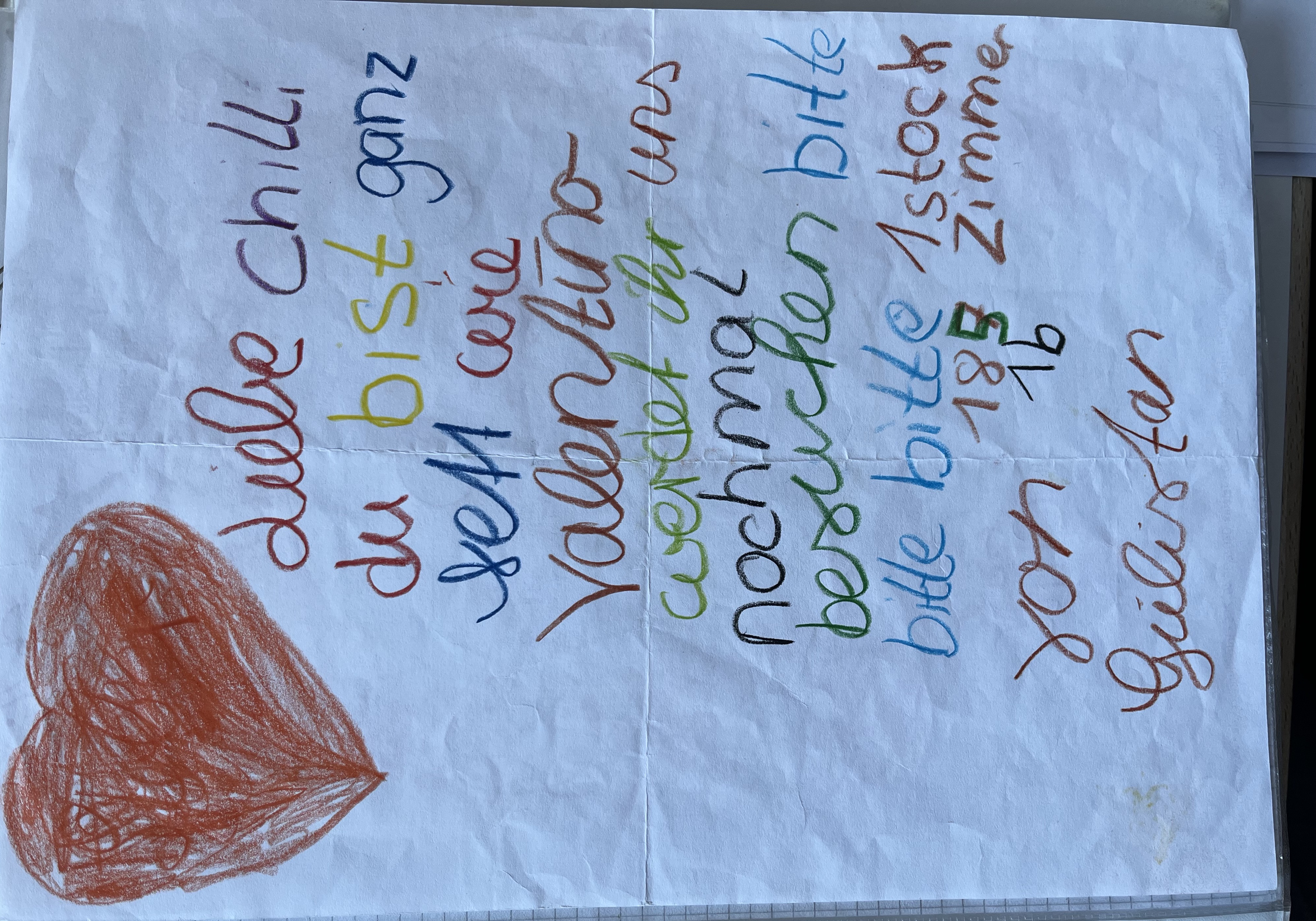 Ein Brief, der uns berührt