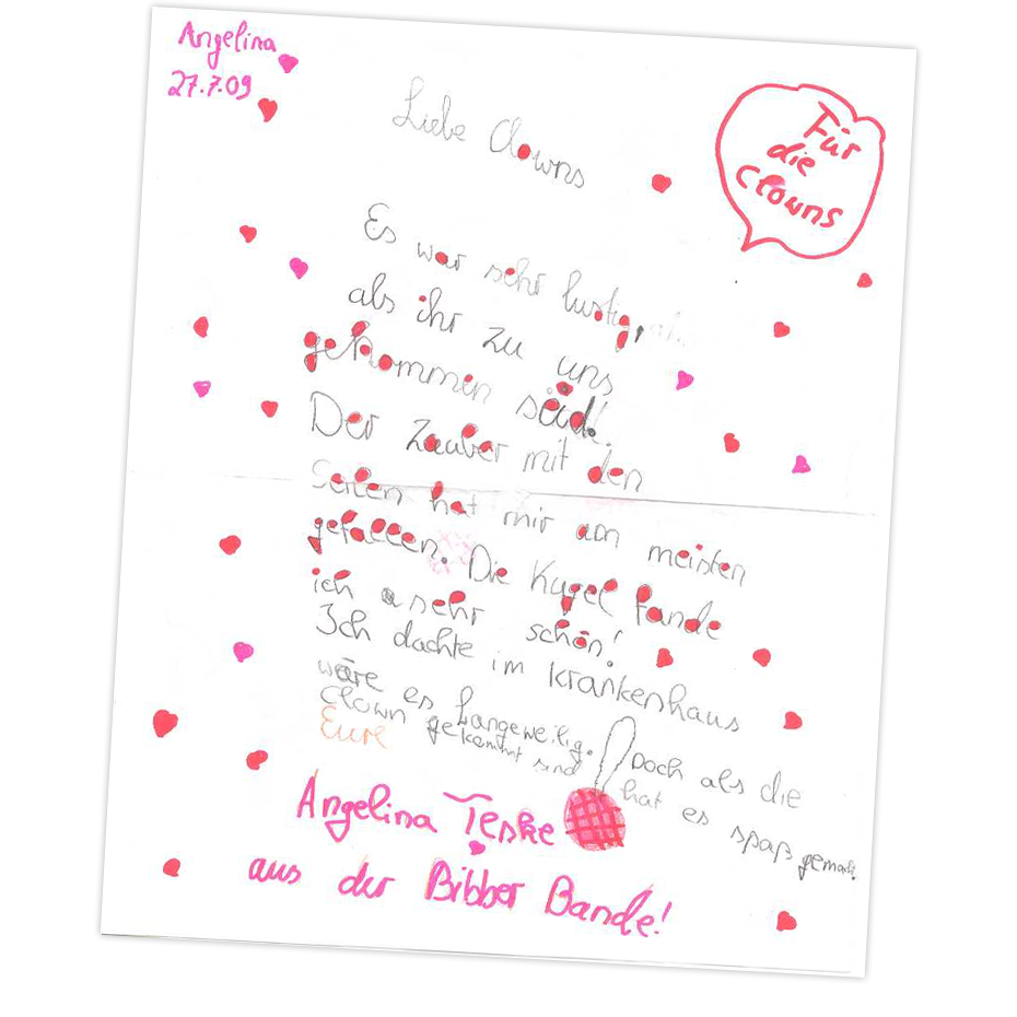 Kinderbrief von Angelina