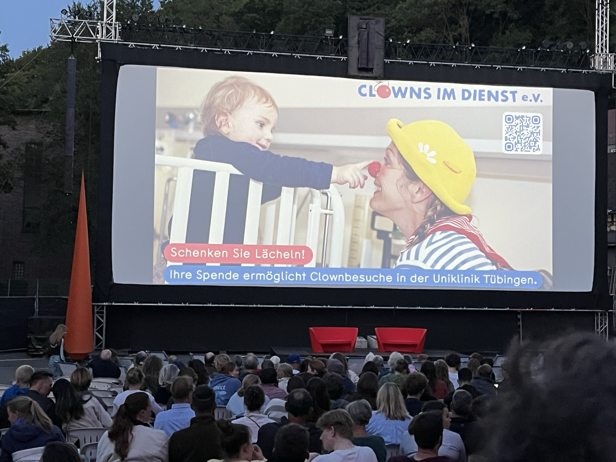 Unsere Clowns sind im Sommernachtskino Tübingen