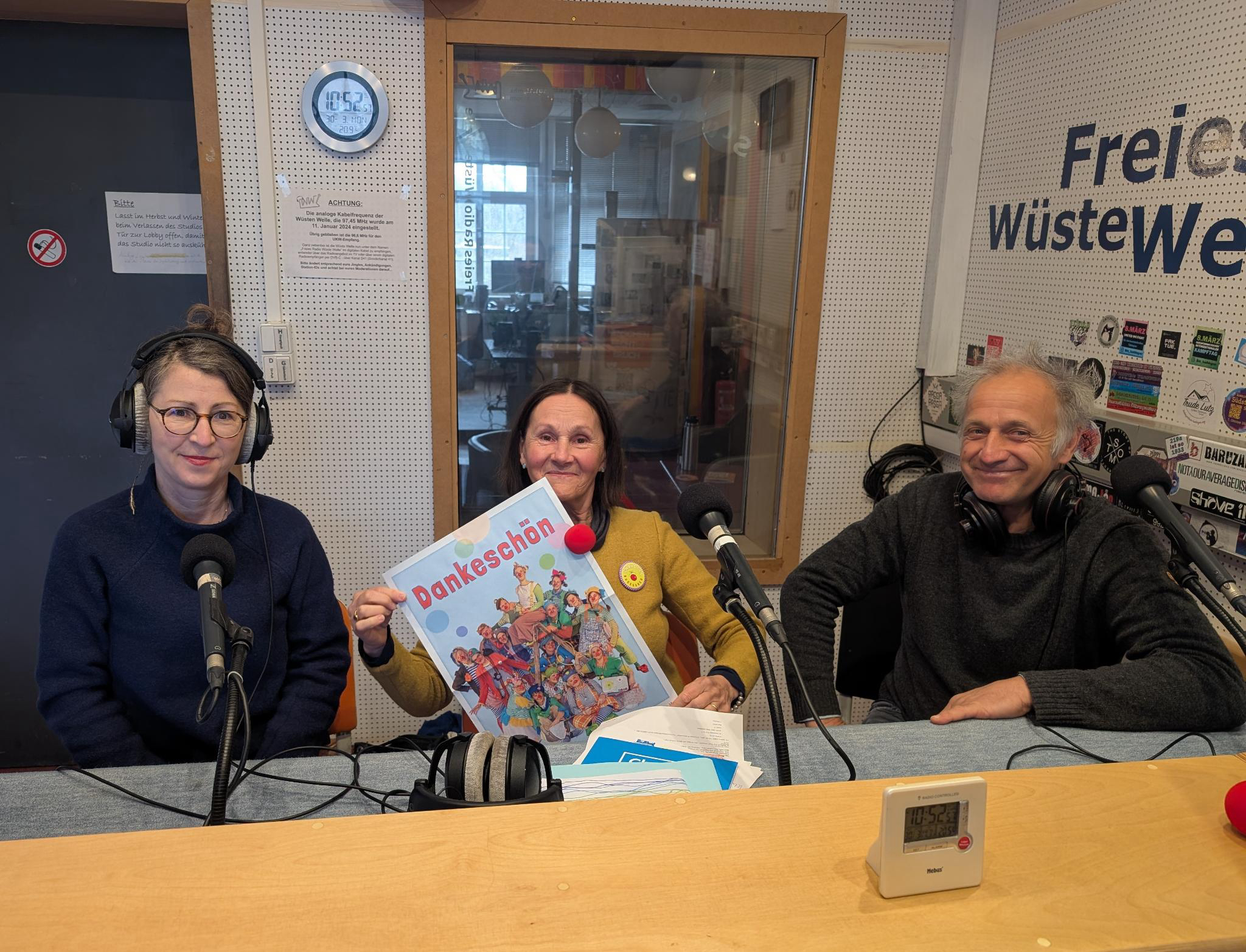 Interview im Freien Radio Wüste Welle Tübingen